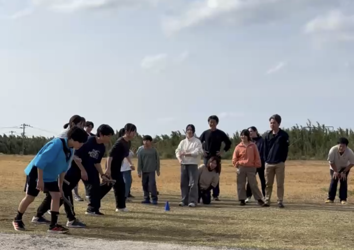 島の子どもたちと遊びました！～村おこしボランティア～